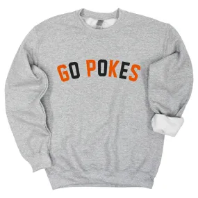 Glory Days Crewneck Fleece in Heather Gray - Oklahoma State University