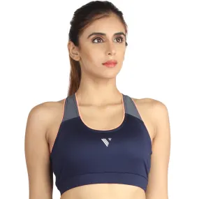 Go-For-It Women's PADDED SPORTS BRA  (Quick Dry and Anti Chafing)