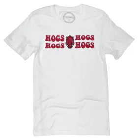 Groovy Gal Short Sleeve T-shirt in University of Arkansas