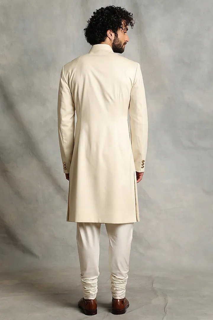 Ivory Sherwani Set