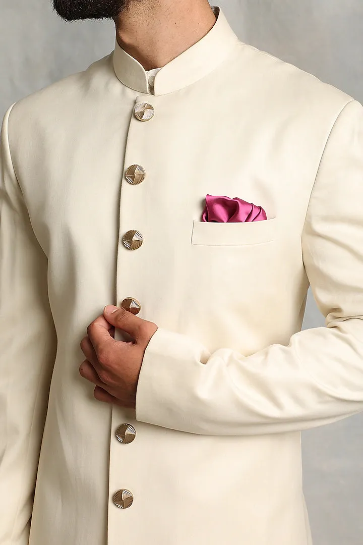 Ivory Sherwani Set