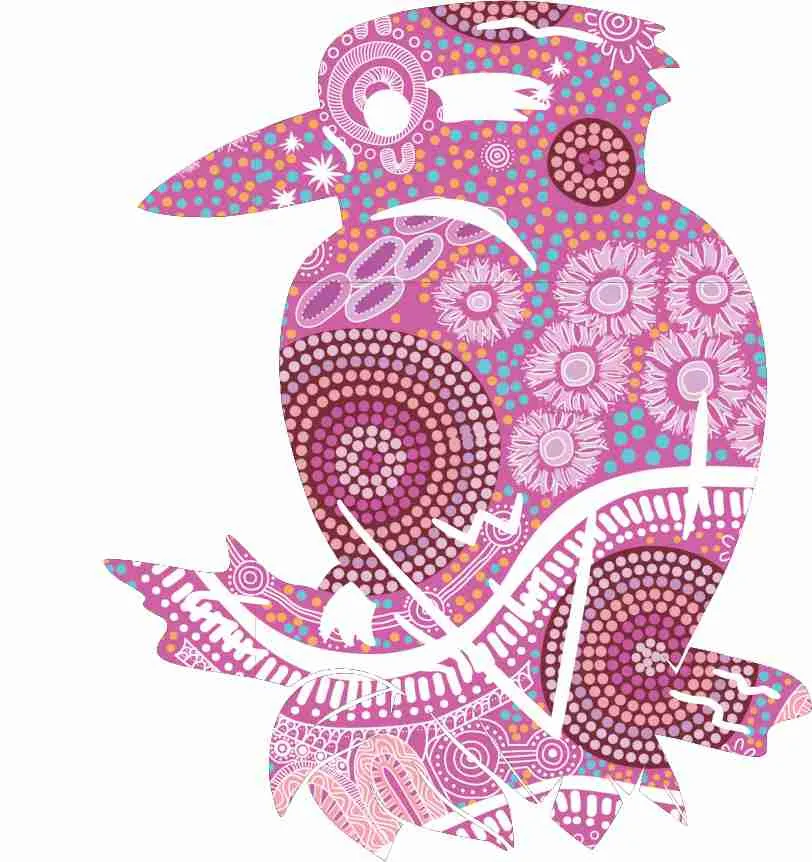 Kookaburra Wooden Magnet (Australian Made) - Women's Journey By Debbie Scott