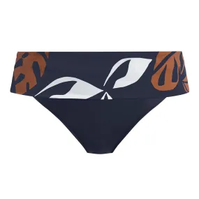 Lake Orta French Navy Fold Bikini Bottom