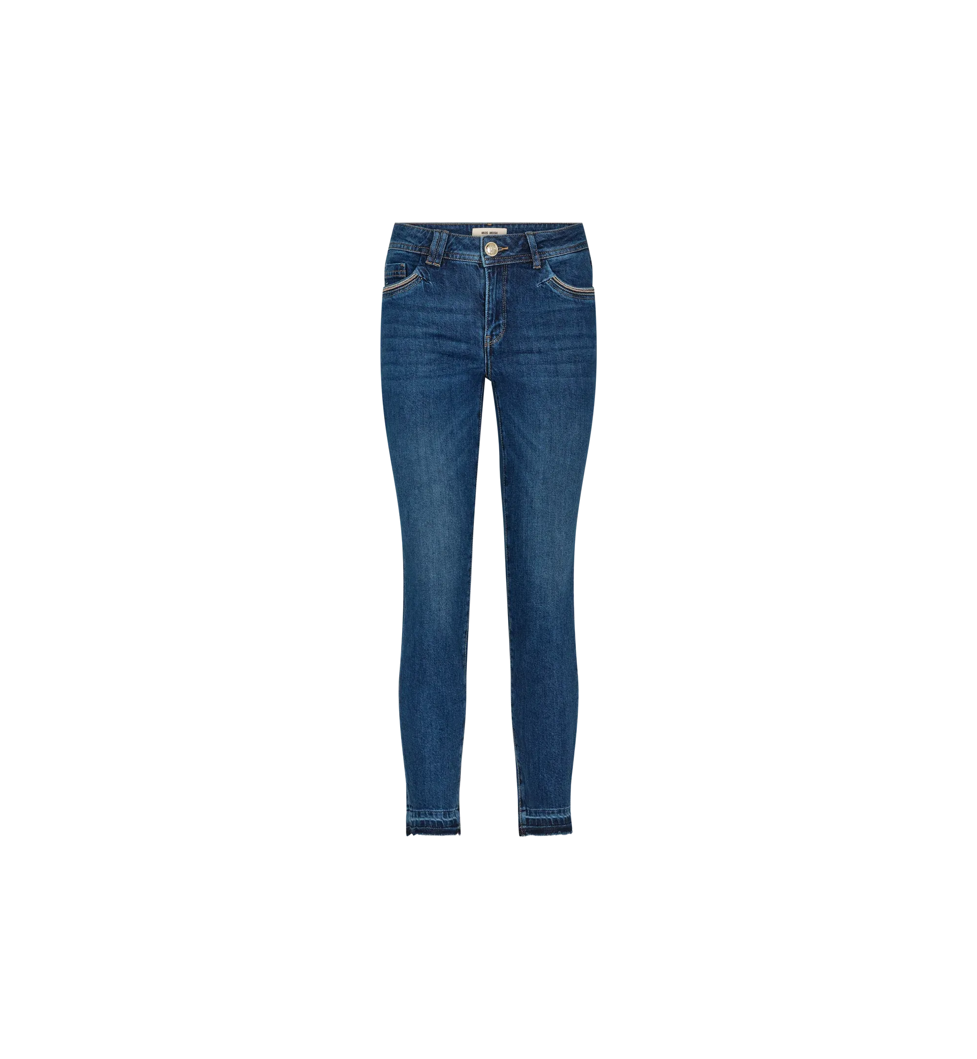 Mos Mosh Sumner Adorn Jeans-Mid Blue-149690