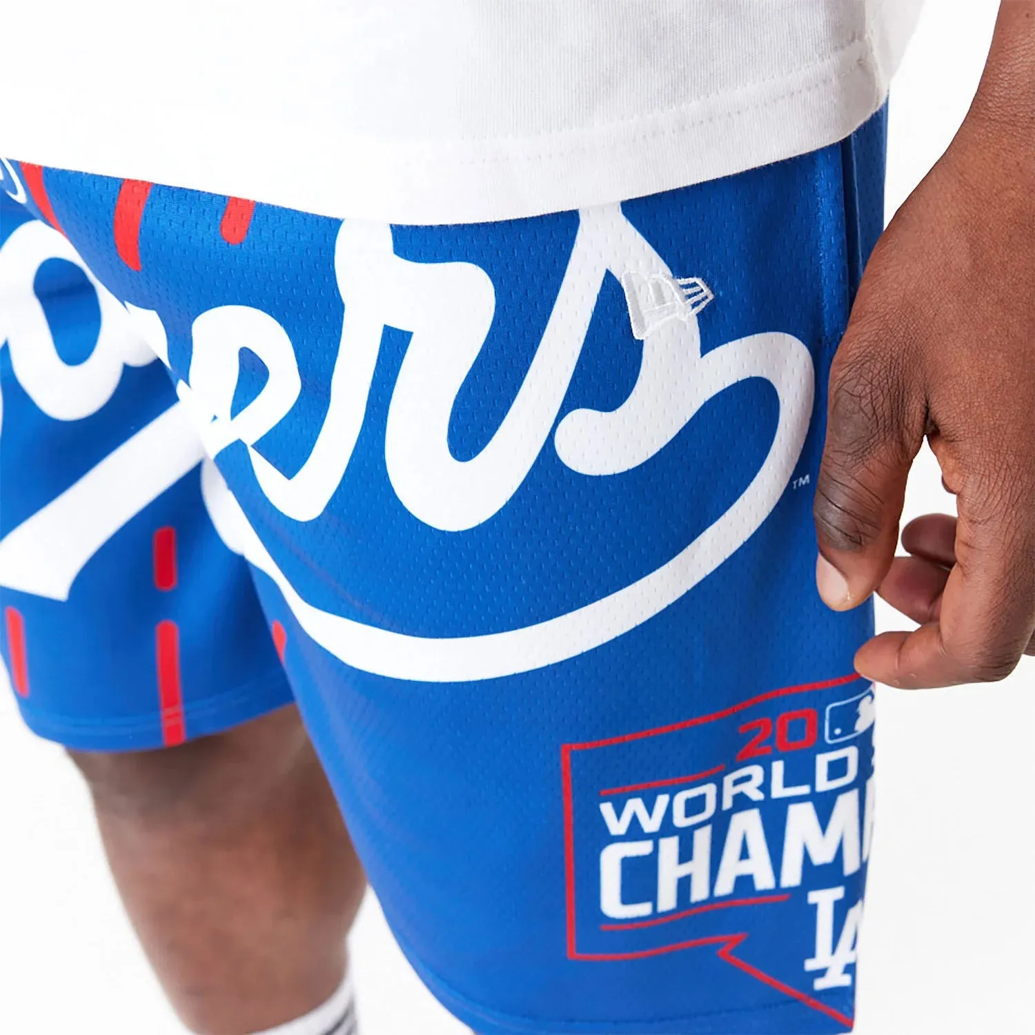 NEW ERA LA Dodgers MLB Large Logo Blue Shorts