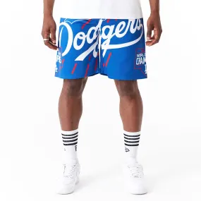 NEW ERA LA Dodgers MLB Large Logo Blue Shorts