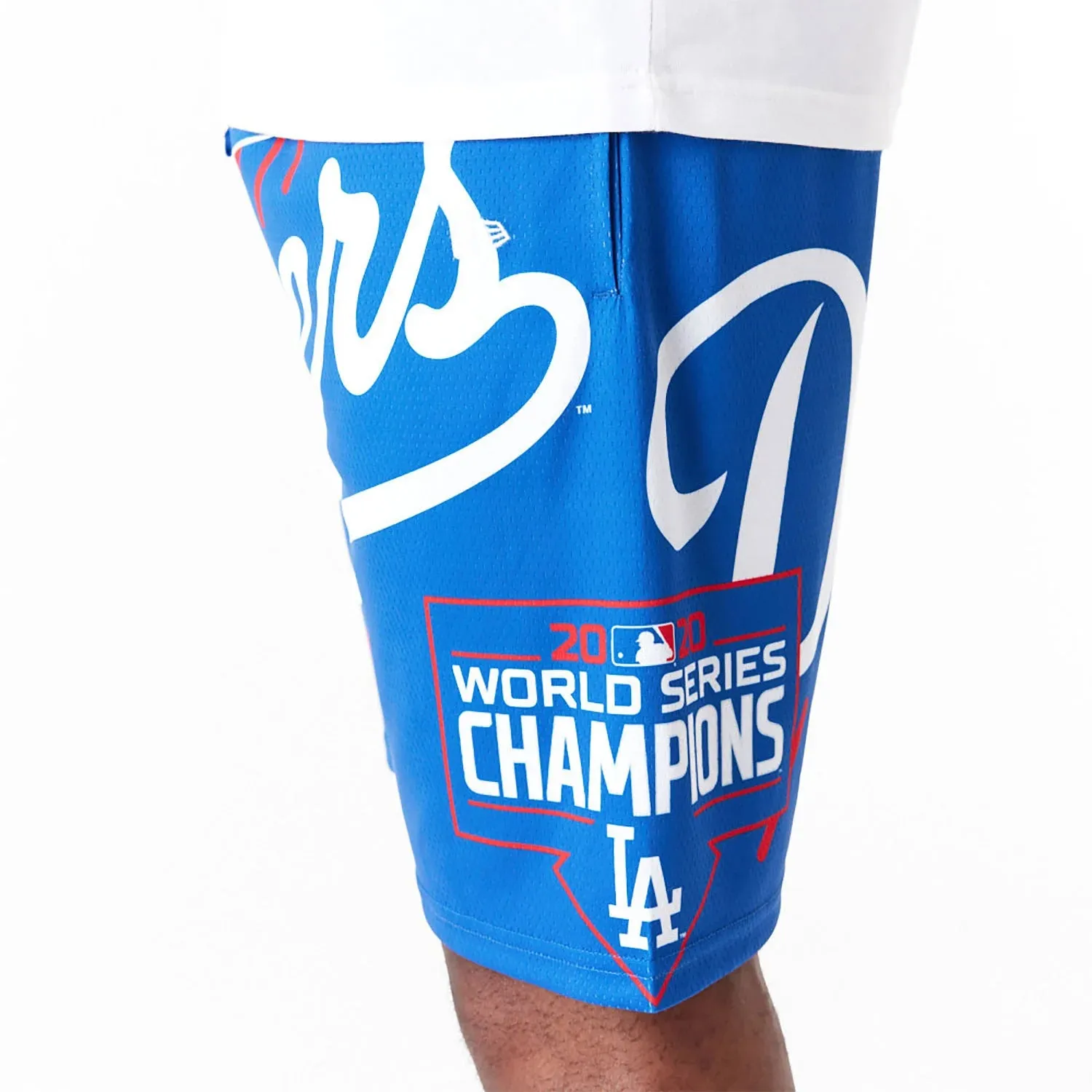 NEW ERA LA Dodgers MLB Large Logo Blue Shorts