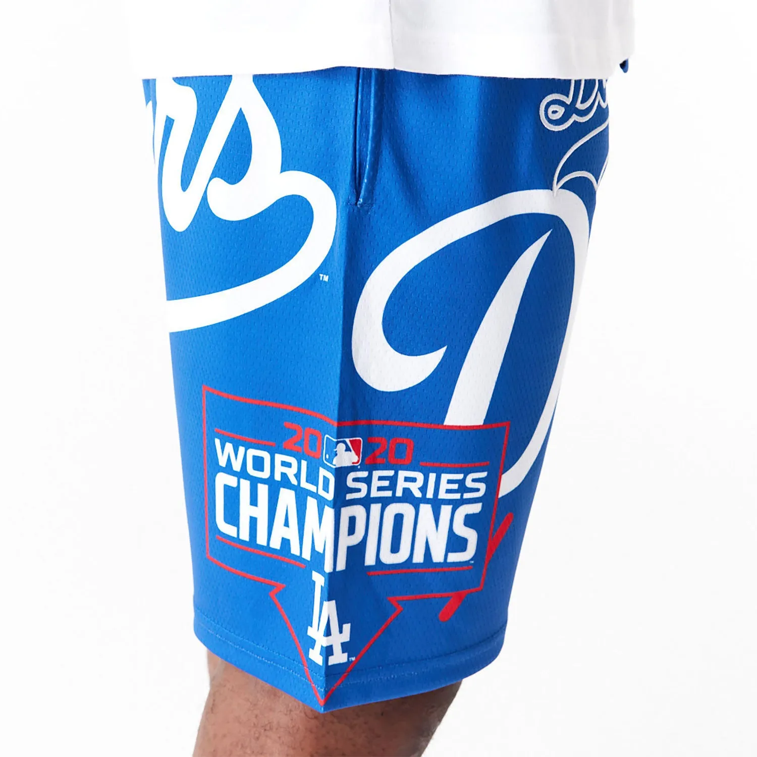 NEW ERA LA Dodgers MLB Large Logo Blue Shorts