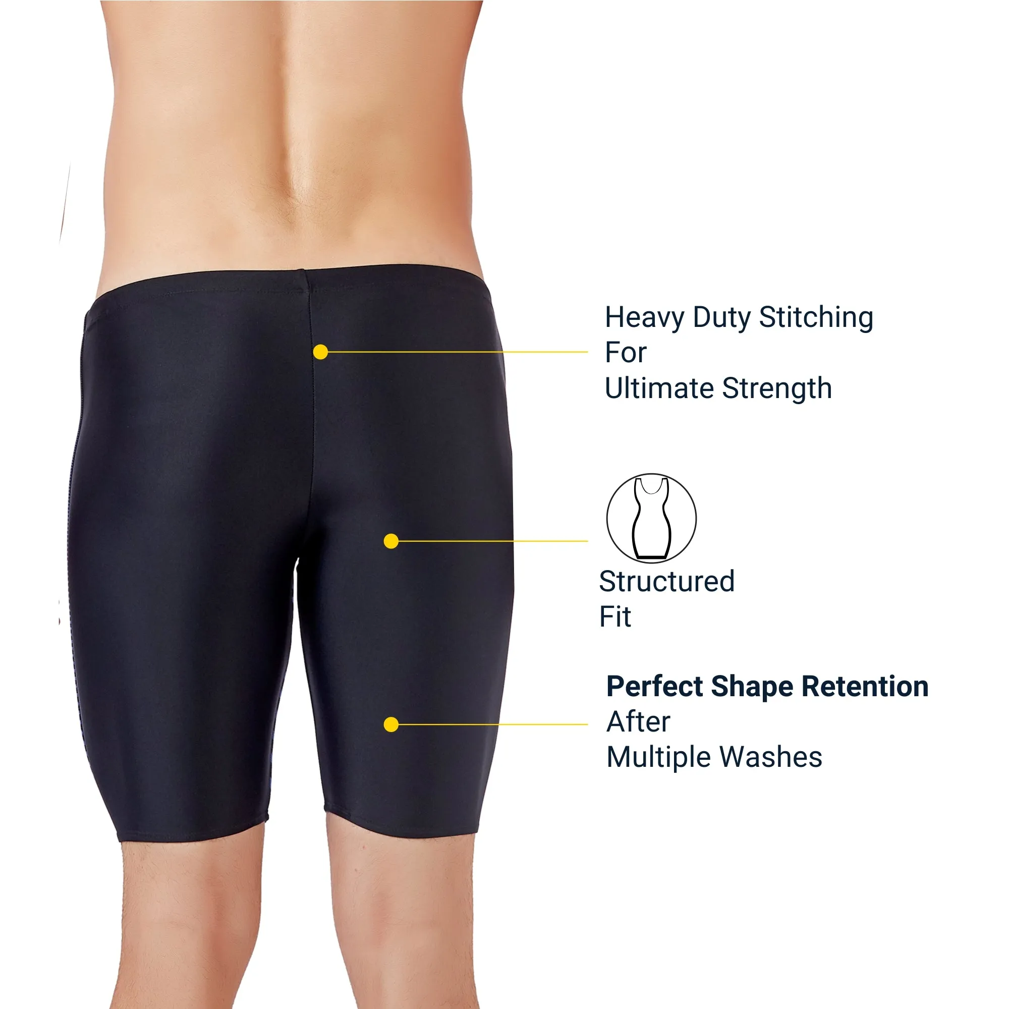 Power Lane Men's JAMMER  (Sun Protected and Chlorine Tested)