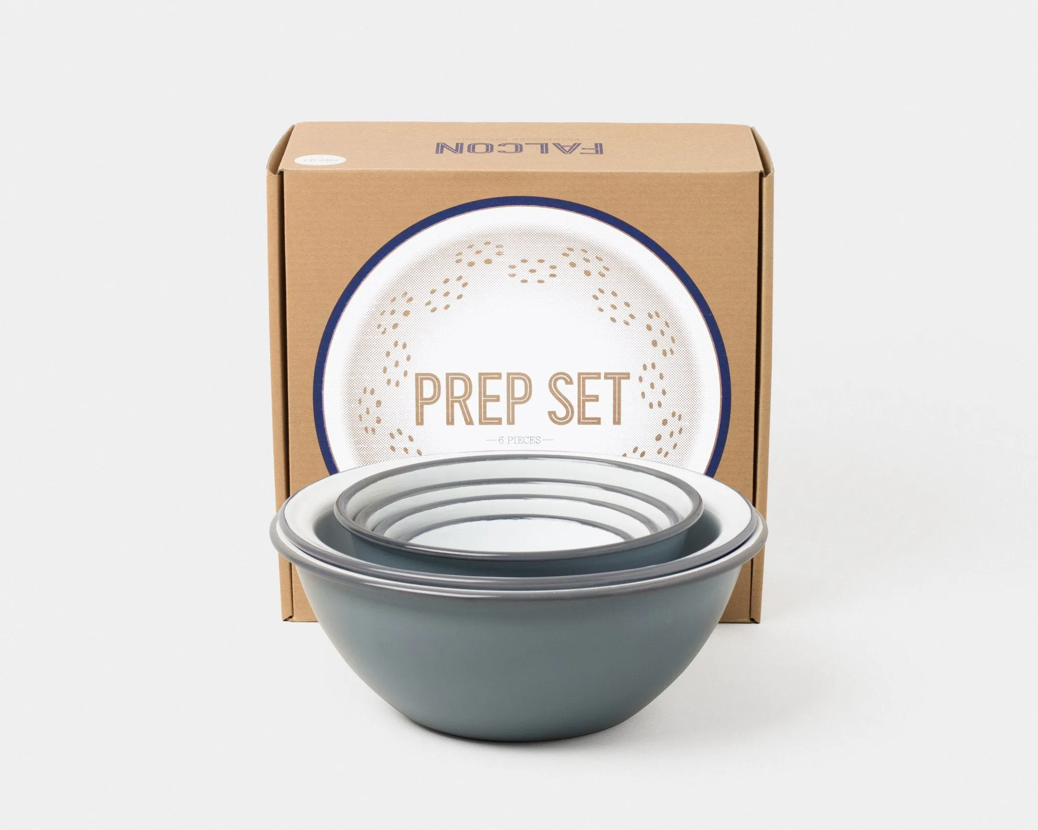 Prep Set Enamel Ware set of 6