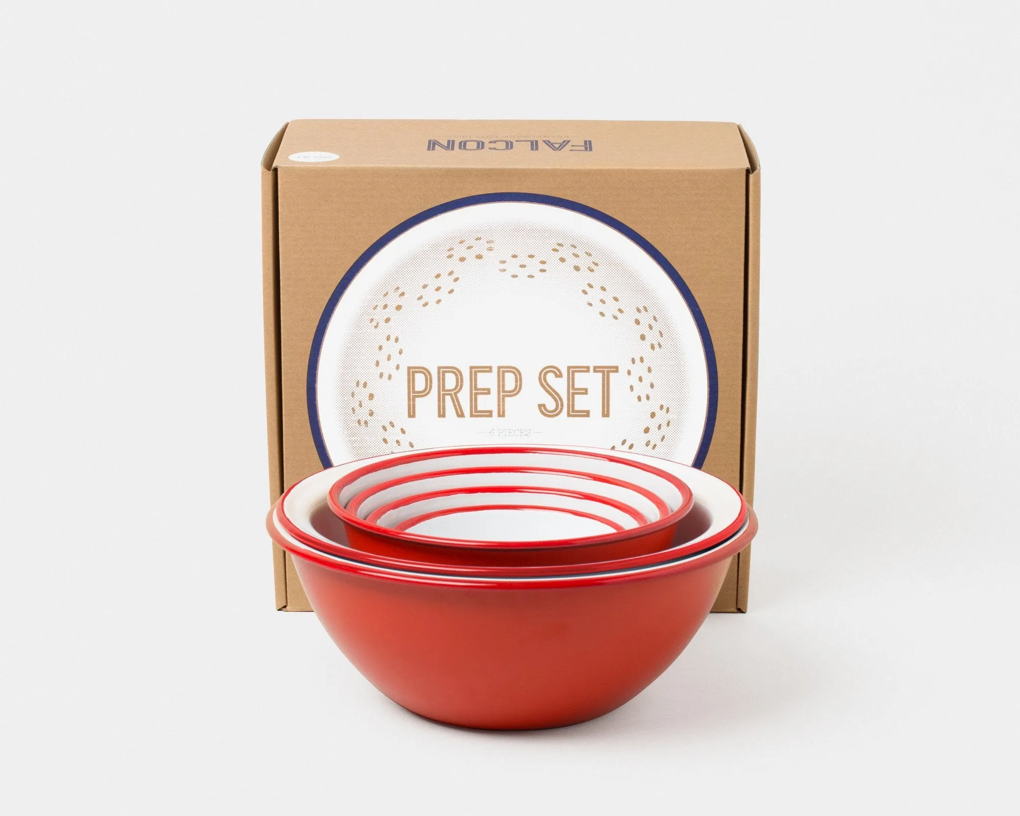 Prep Set Enamel Ware set of 6