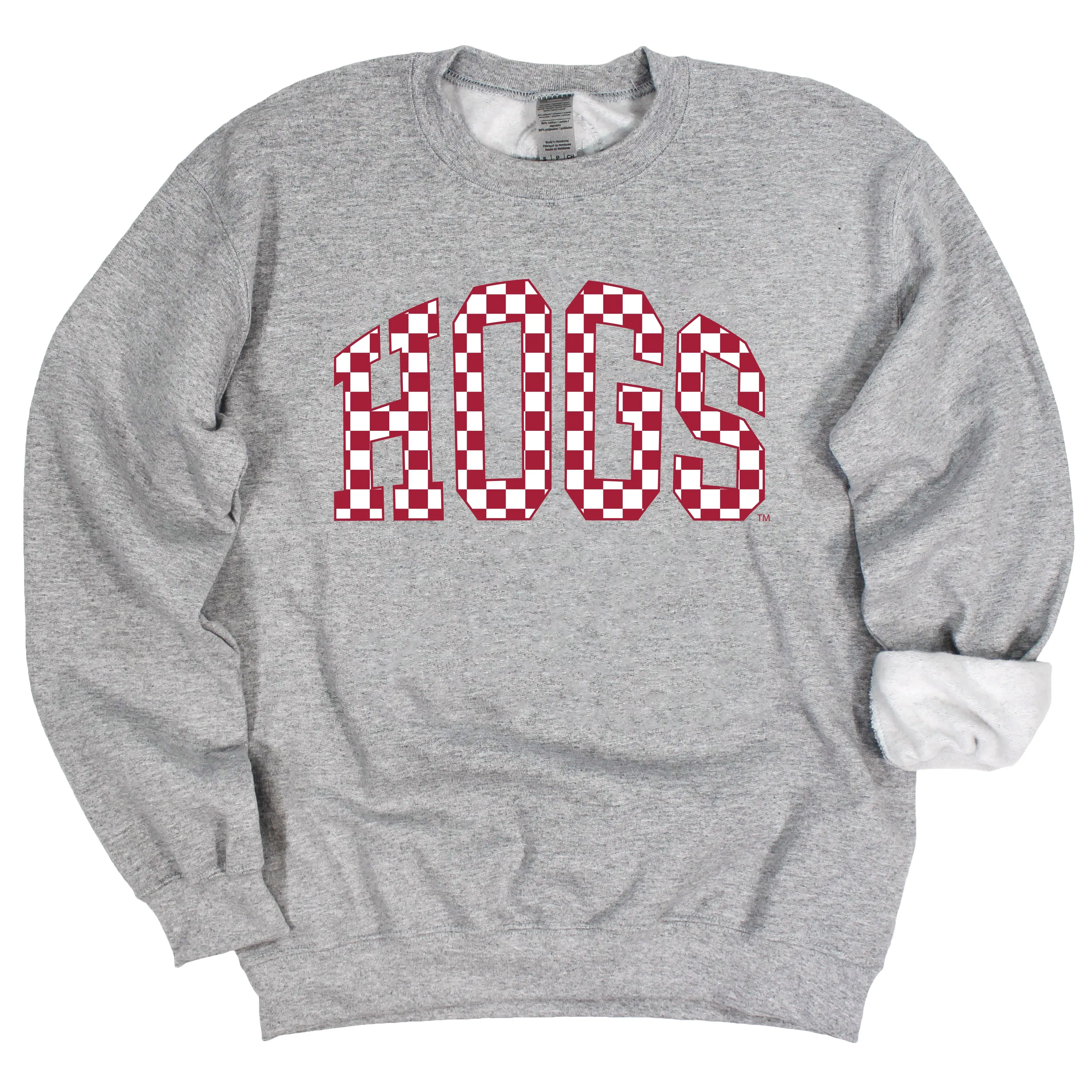 Press Box Crewneck Fleece in University of Arkansas