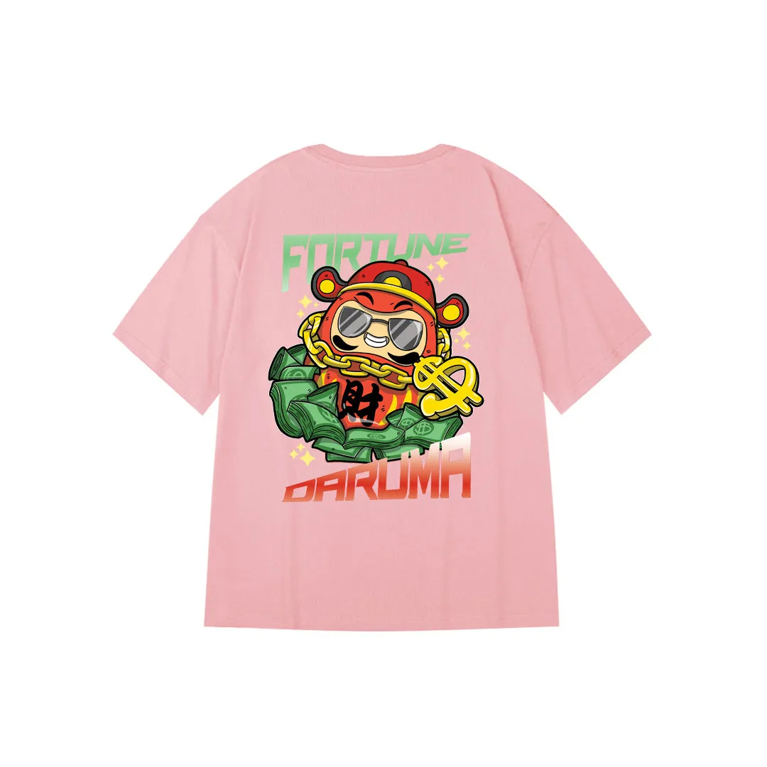 "Fortune Daruma" Oversized Unisex Kids T-Shirt 26721