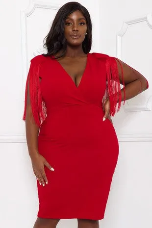 Red Plus Size Dress