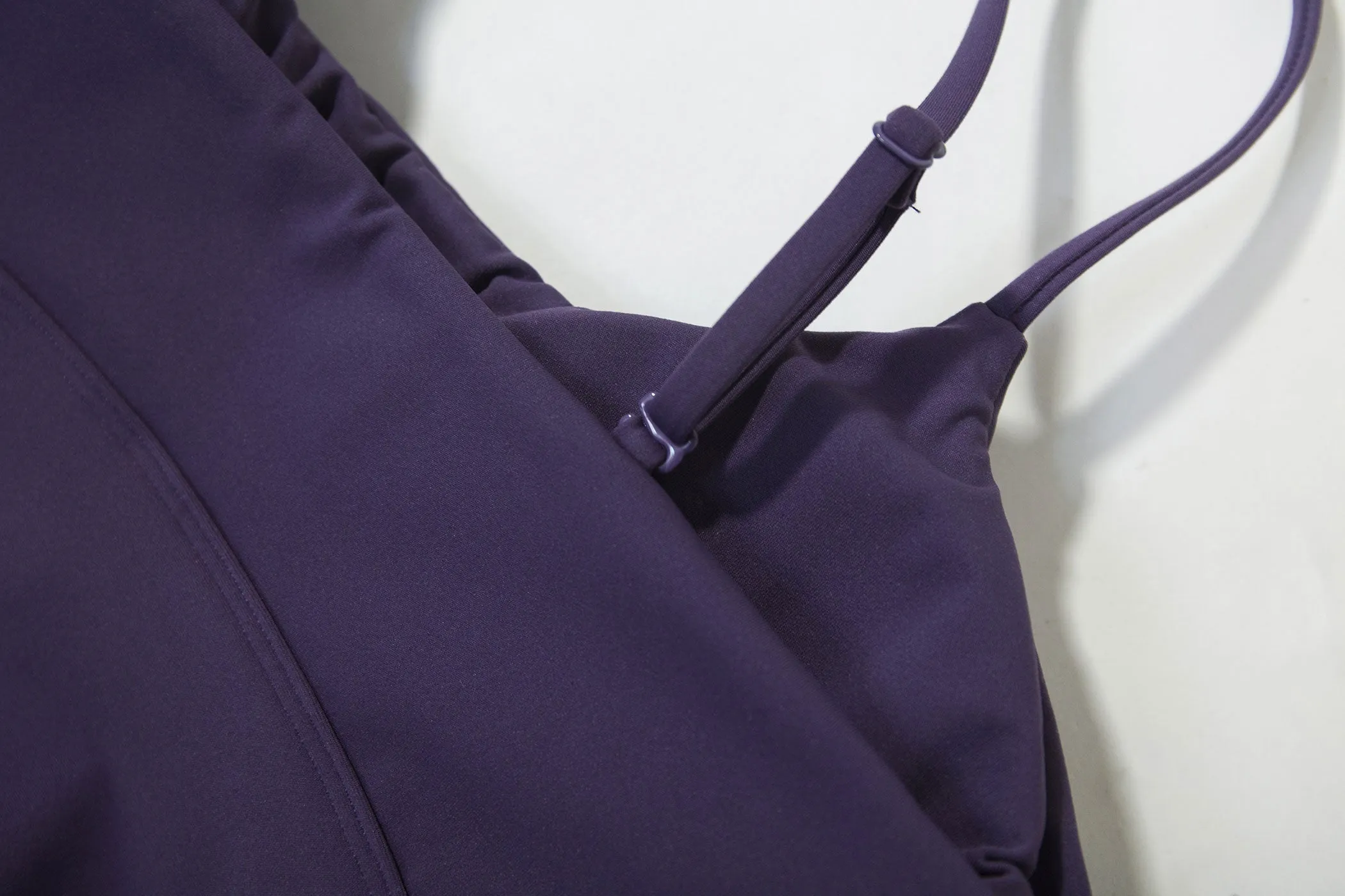 RUBY Longline YOGA Bra - Dark Purple