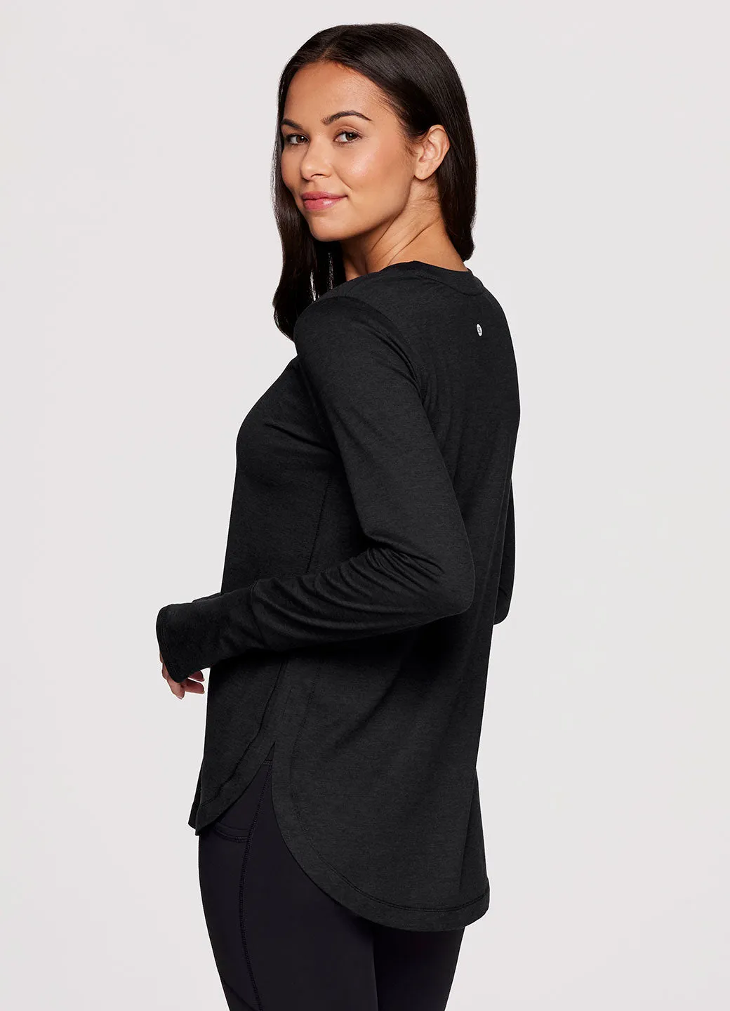 Studio Practice Long Sleeve Tunic Tee