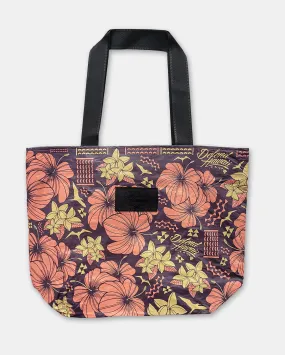 THE TROPIC GETAWAY Purple Tote