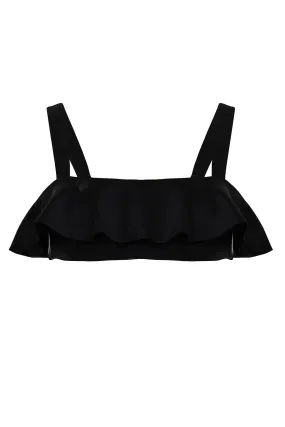 Top The Classy Ruffle Bikini Black