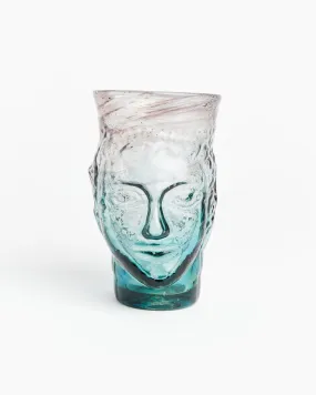 Verre Tete in Mix Purple & Turquoise